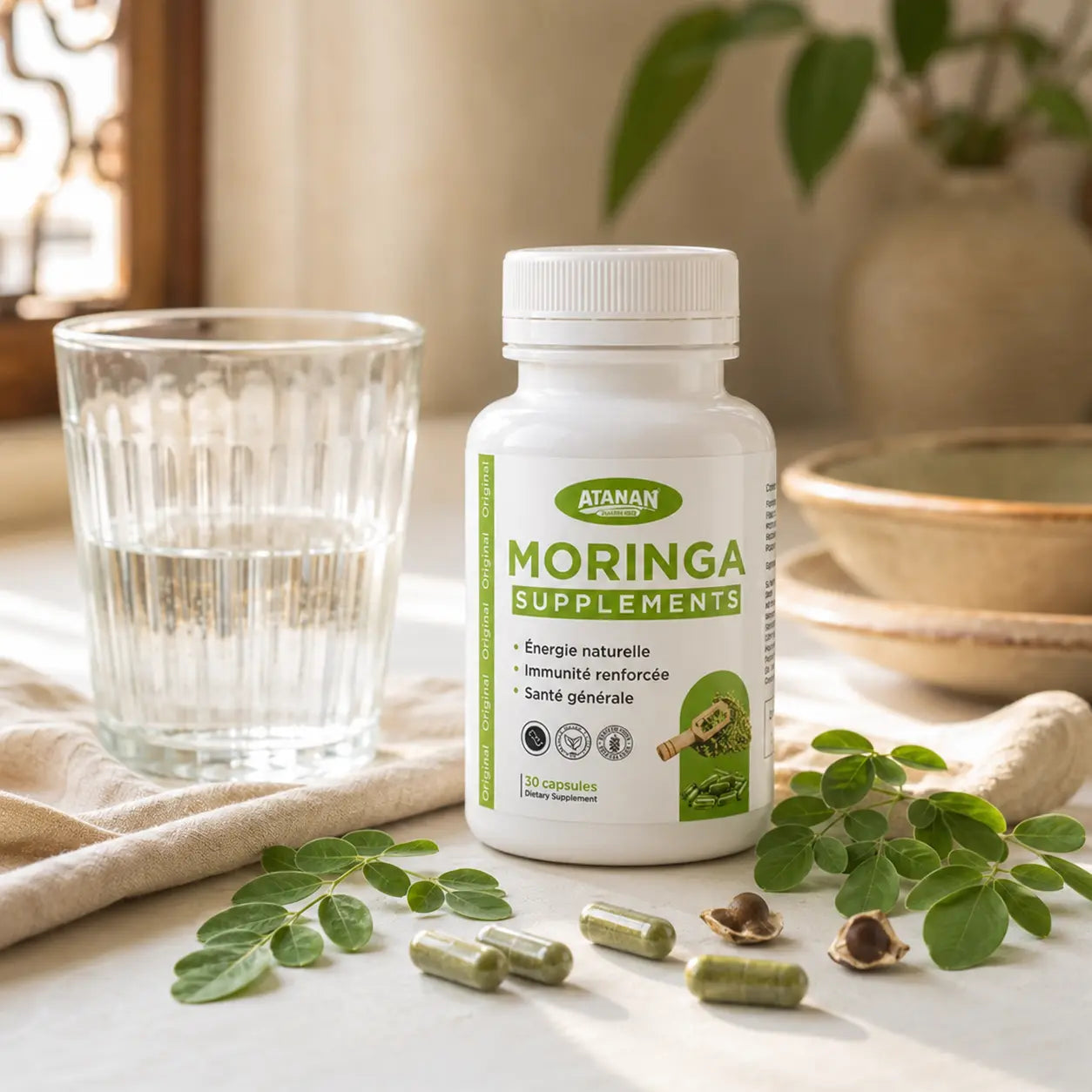 ATANAN Moringa — مشهد استعمال يومي