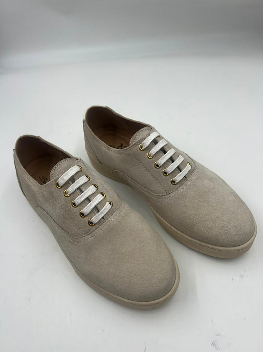 NOVA chaussure Oxford en daim beige