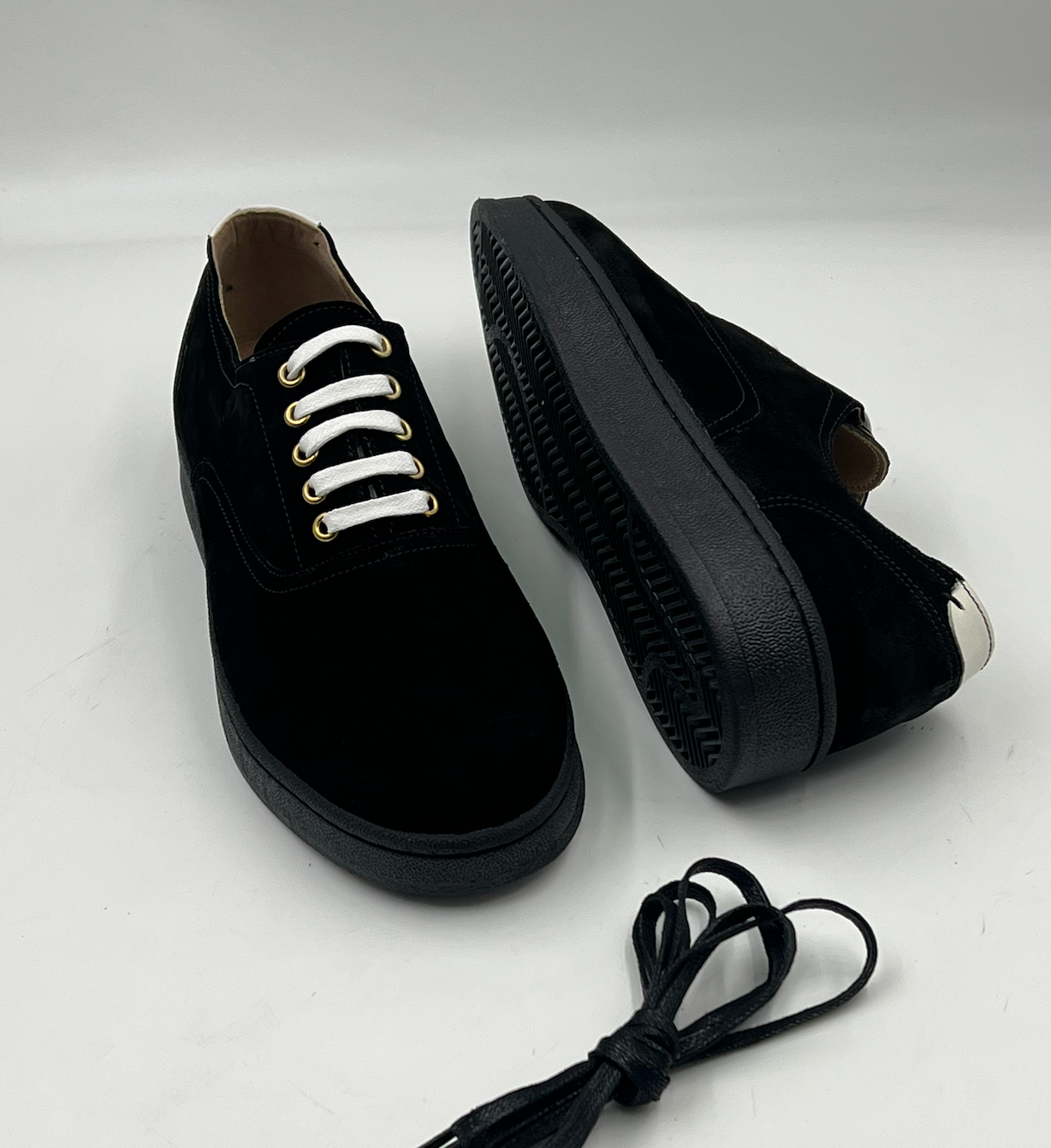 NOVA chaussure Oxford en daim noir